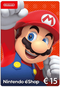 Tarjeta regalo 15 € para Nintendo