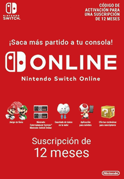 Suscripción individual 12 meses para Nintendo
