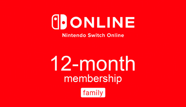 Suscripción familiar de 12 meses para Nintendo