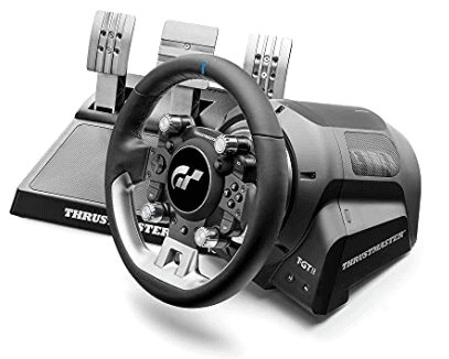 Carátula de Volante con pedales Thrustmaster T-GT II  Force Feedback PS5, PS4, PC para Multiplataforma