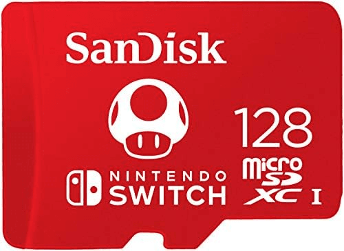 Carátula de SanDisk microSDXC UHS-I Tarjeta para Nintendo Switch 128GB, Producto con Licencia de Nintendo Carátula de SanDisk microSDXC UHS-I Tarjeta para Nintendo Switch 128GB, Producto con Licencia de Nintendo