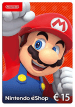 Videojuego Nintendo eShop Tarjeta de regalo 15€ | Nintendo Switch - Código de descarga en oferta por solo 15 € Carátula de Nintendo eShop Tarjeta de regalo 15€ | Nintendo Switch - Código de descarga