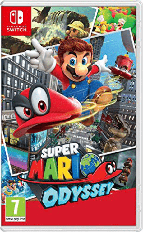 Carátula de Super Mario Odyssey - Nintendo Switch Carátula de Super Mario Odyssey - Nintendo Switch