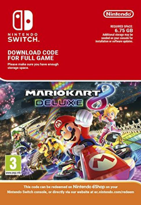 Carátula de Mario Kart 8 Deluxe Switch (EU) para Nintendo