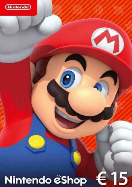 Carátula de Nintendo eShop Card - 15 EUR