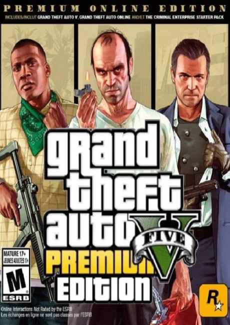 Oferta para el producto Grand Theft Auto V 5 (GTA 5): Premium Online Edition PC por solo 11.29€ Carátula de Grand Theft Auto V 5 (GTA 5): Premium Online Edition PC