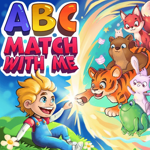 Carátula de ABC Match with Me para Nintendo Carátula de ABC Match with Me para Nintendo