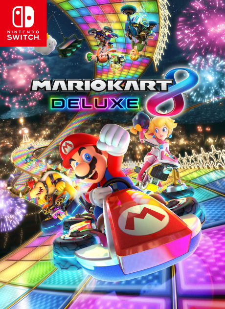 Carátula de Mario Kart 8 Deluxe Switch para Nintendo